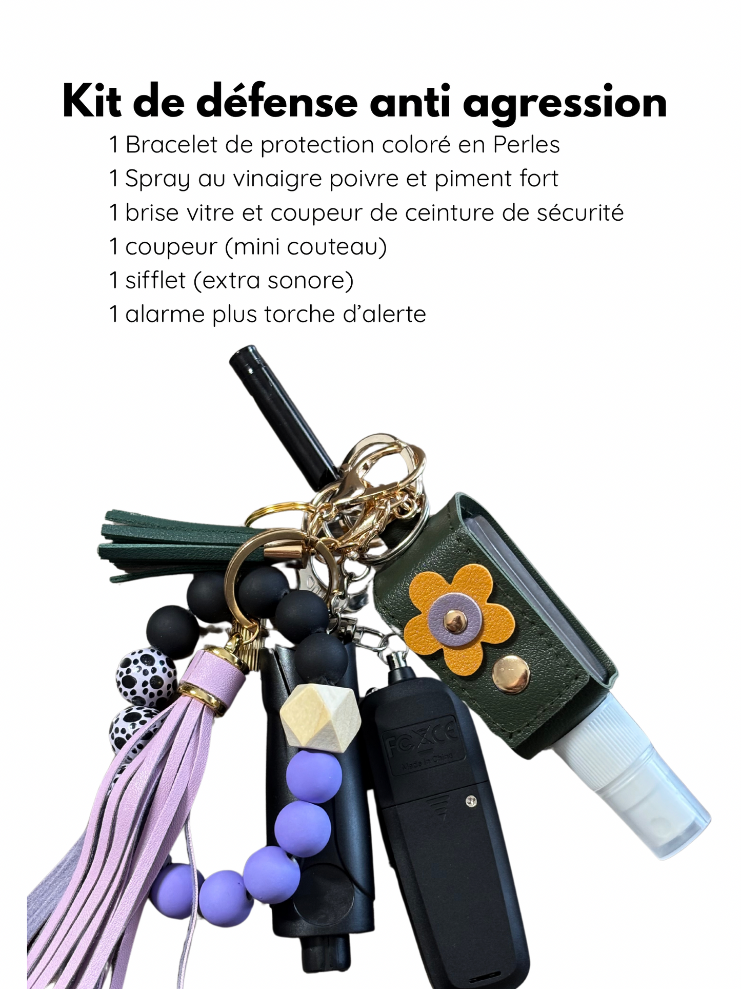 Kit de Défense Anti-Agression – Avec ou Sans Caméra Corporelle - Pour les personnes Majeurs