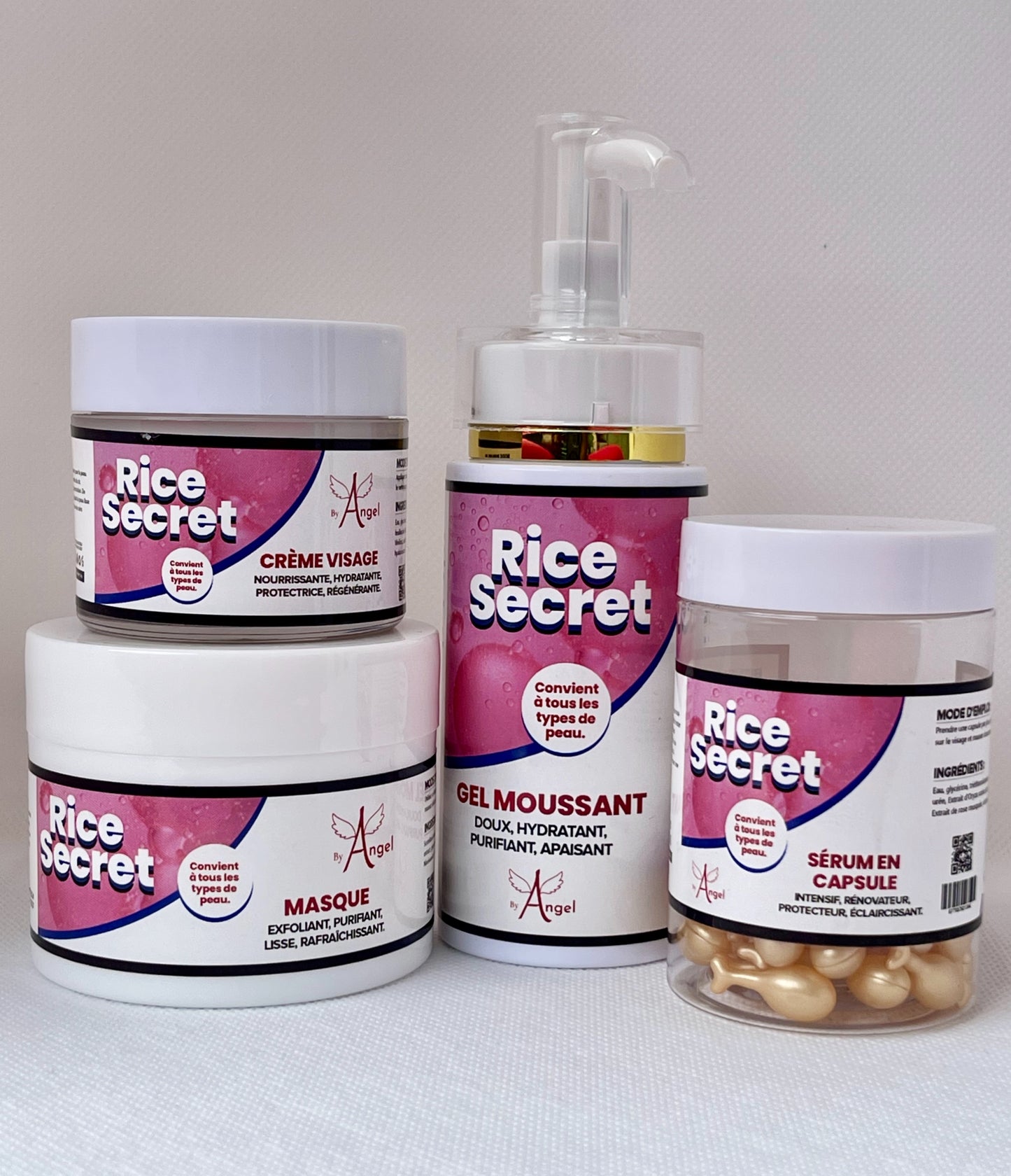 Gamme de Soins Semi Complète Rice Secret - 4 Produits