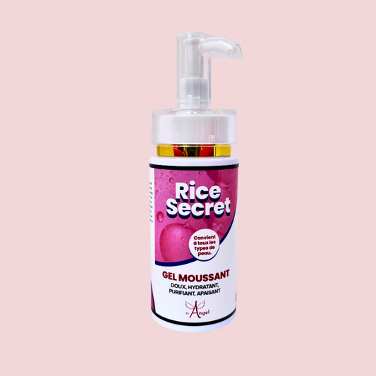 Rice Secret - Gel Moussant Nettoyant Visage Doux et Hydratant Anti-Imperfections